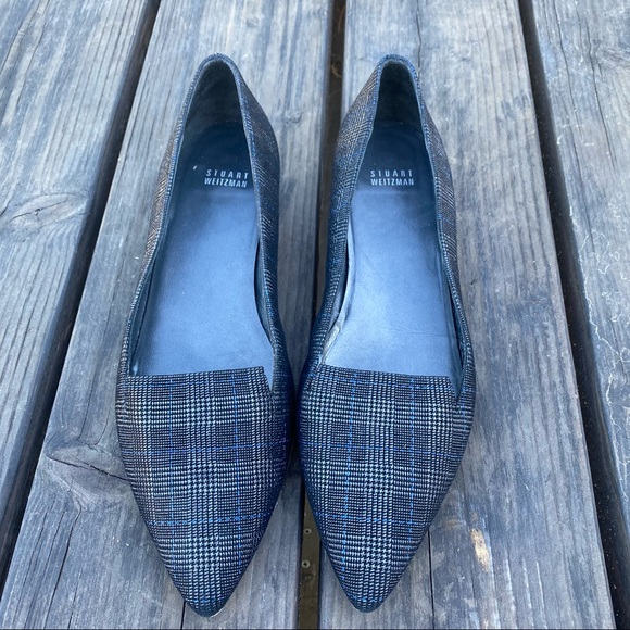 Stuart Weitzman Shoes - 🧁STUART WEITZMAN PLAID FLATS SIZE 10.5